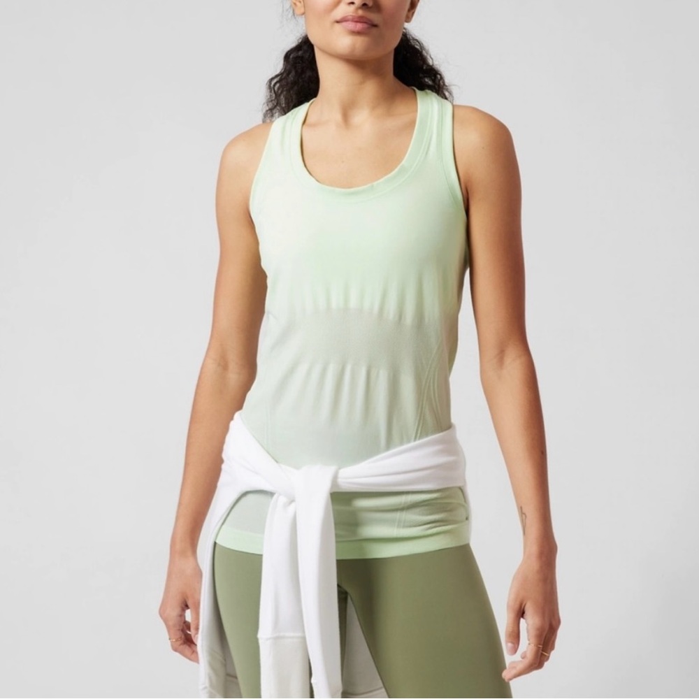 Athleta Momentum Tank, Racerback Top, Mint, Small